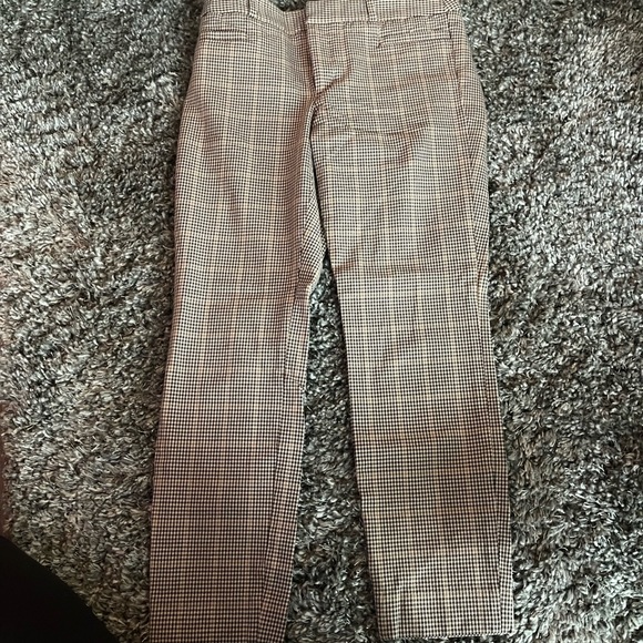 banana republic plaid slacks size 4 - Picture 2 of 3